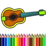 Play Bts Music Instrument Coloring Book